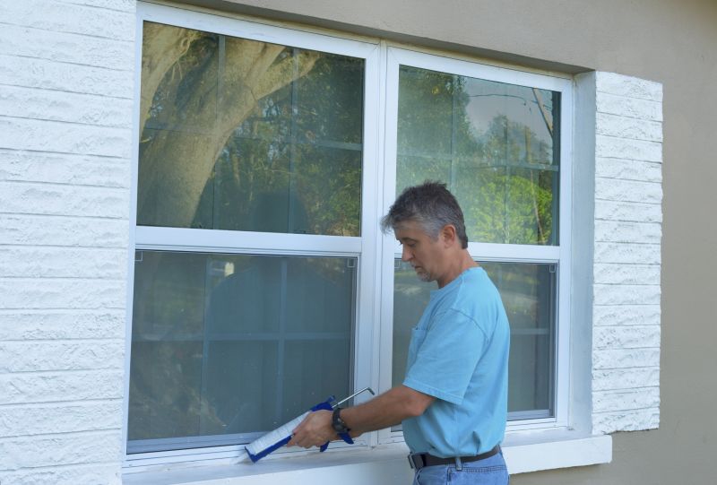 Double-Hung Windows on a Cottage